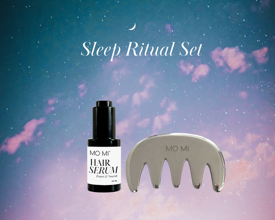 The Sleep Ritual Bundle: Hair Serum & Gua Sha Comb